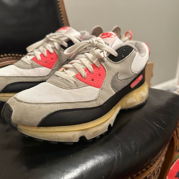 Nike Air Max 90 360 Sz 11 ‘One Time Only’ White Medium Grey Infrared 2006. - Picture 5 of 13